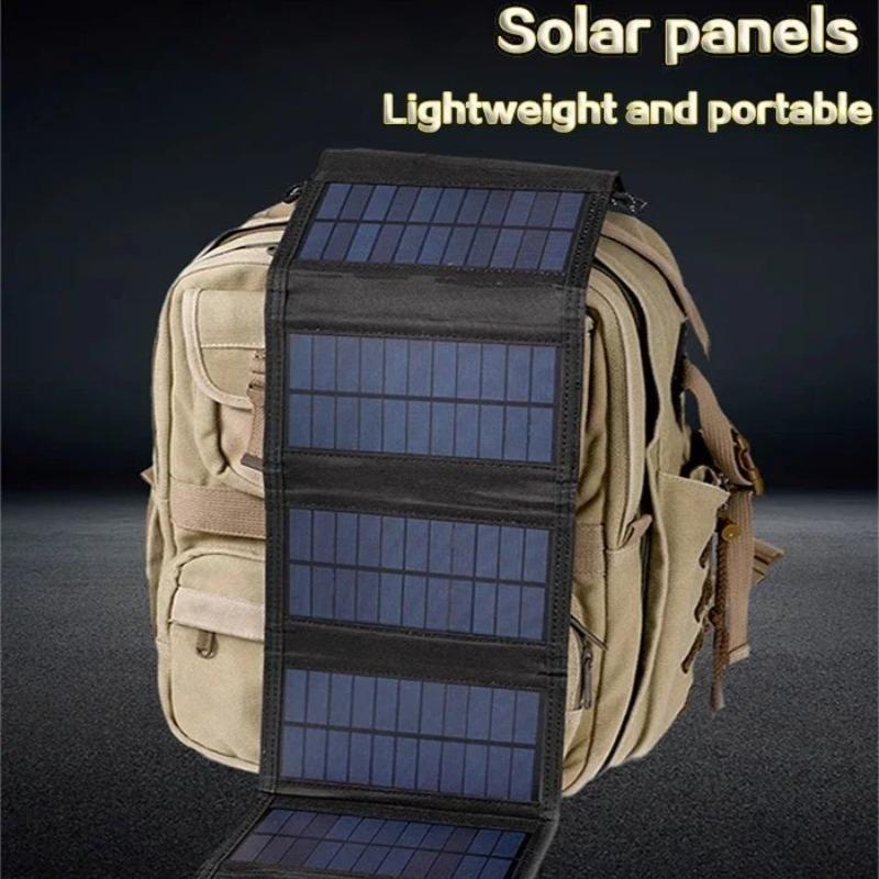 Składany Panel Słoneczny 4W 8W 12W 10W 16W 5V USB Przenośna Składana Torba Ładowarka Baterii do Telefonu Kemping Zewnętrzny Wodoodporny Power Bank