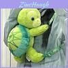 Süßer Plüsch-Cartoon-Schildkröten-Rucksack Kinder Stofftier-Tasche Gestickt Weich Grün