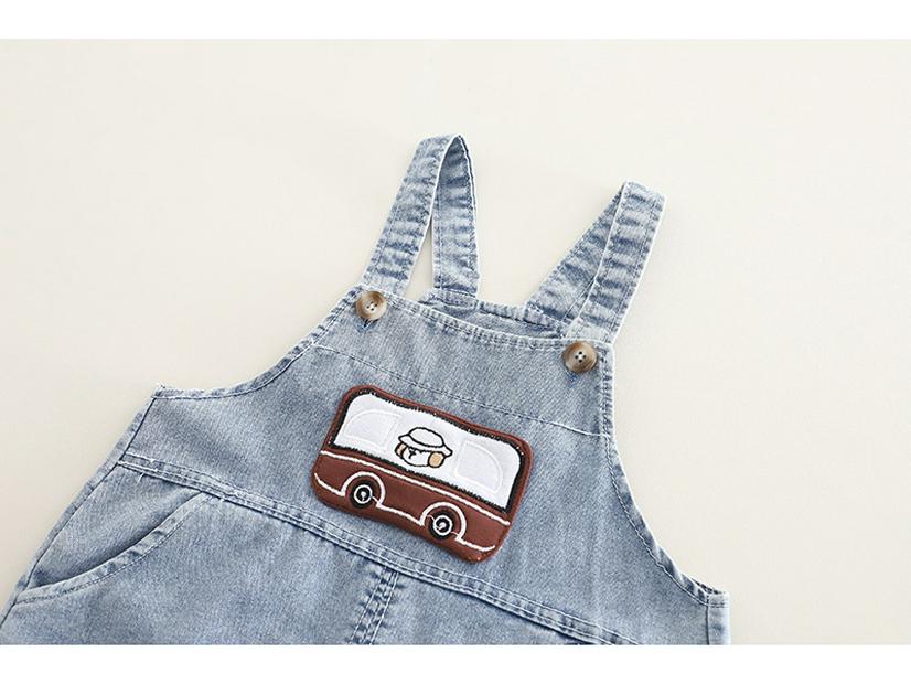 2025 Boys' Summer Two-Piece Car Outfit: Short-Sleeved Top & Shorts