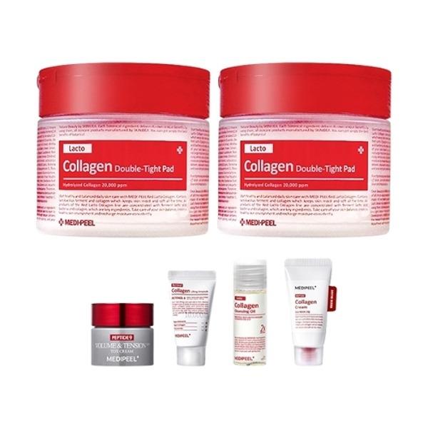

Medipeel Red Lacto Collagen Ampoule Pads 70 Sheets x2 + 4 Minis (Tox Cream, Ampoule, Cleansing Oil, Barrier Cream)_23916084_671481