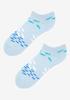 Baumwoll-Füßlinge für Damen mit Fischen Footies Fishes Marilyn SKARPETKI FOOTIES FISHES blau 36/40