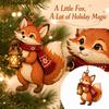 Christmas Tree Acrylic Ornament, 2D Flat Holiday Hanging Decoration for Festive Home Decor