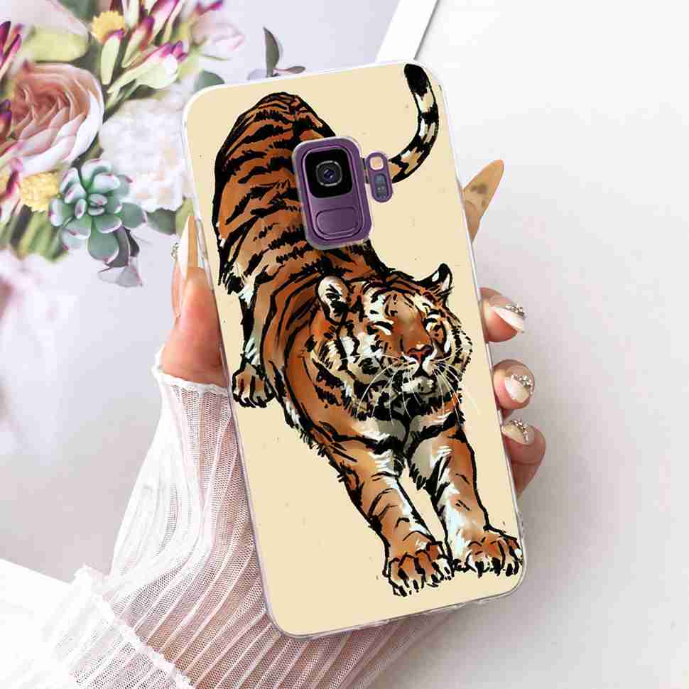 Protective Cases For Samsung Galaxy S9 Plus Soft Silicone Back Cover For Samsung S9Plus S9+ Summer Fresh Butterfly Shell Capa