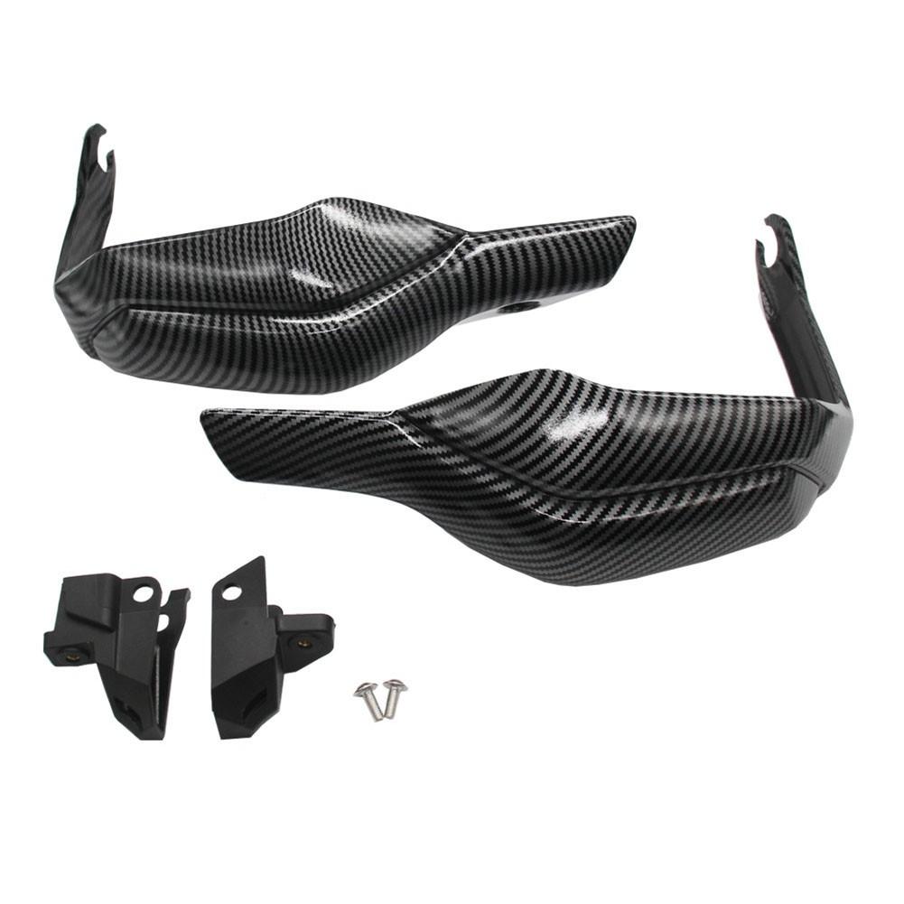 Sleek and Functional Motorcycle Handguards Designed for Riding Safety