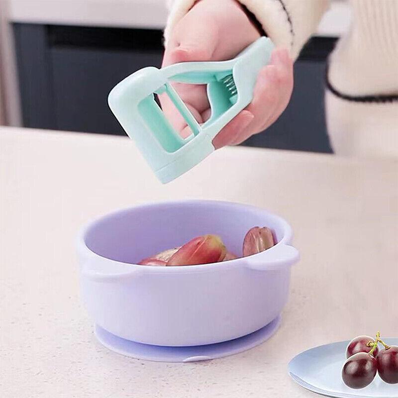 Modernes Schlichtes Design Traubenschneider Traubenschneider Mit Edelstahlkonstruktion In Hellblau