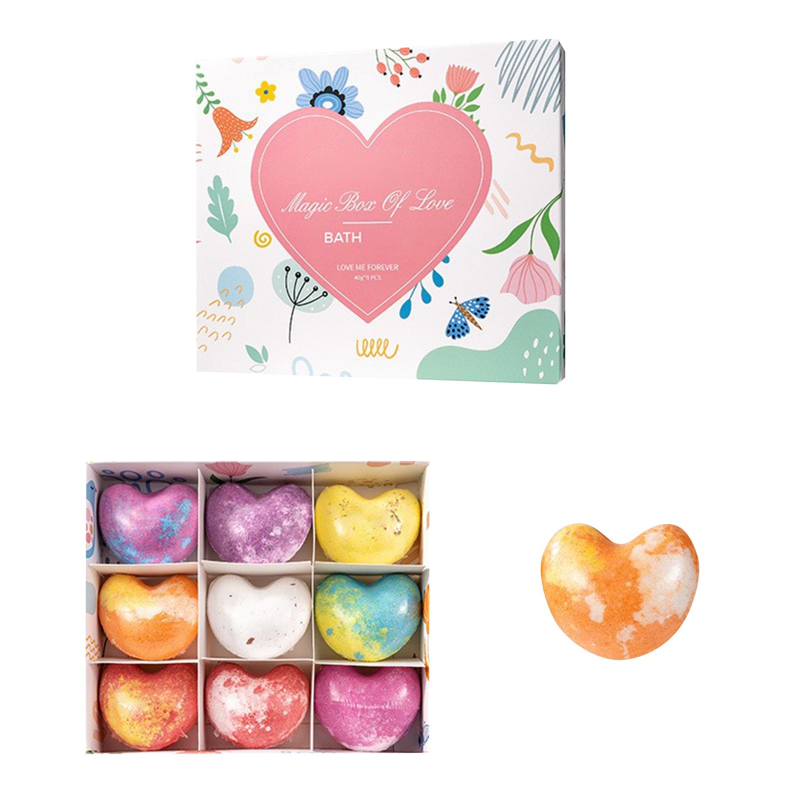Bath Gift Set, 9 Piece Pack, Serum Oil Bomb Gift, Suitable For Relaxation Bath Ball Set one size белый