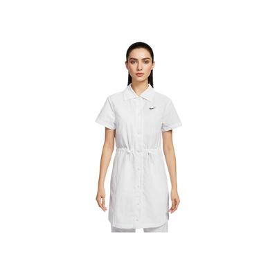 Sportswear Everything Wovens Fashion Simple Beautiful Trendy Short Sleeve Dress Women Dresses White HJ1145-100
