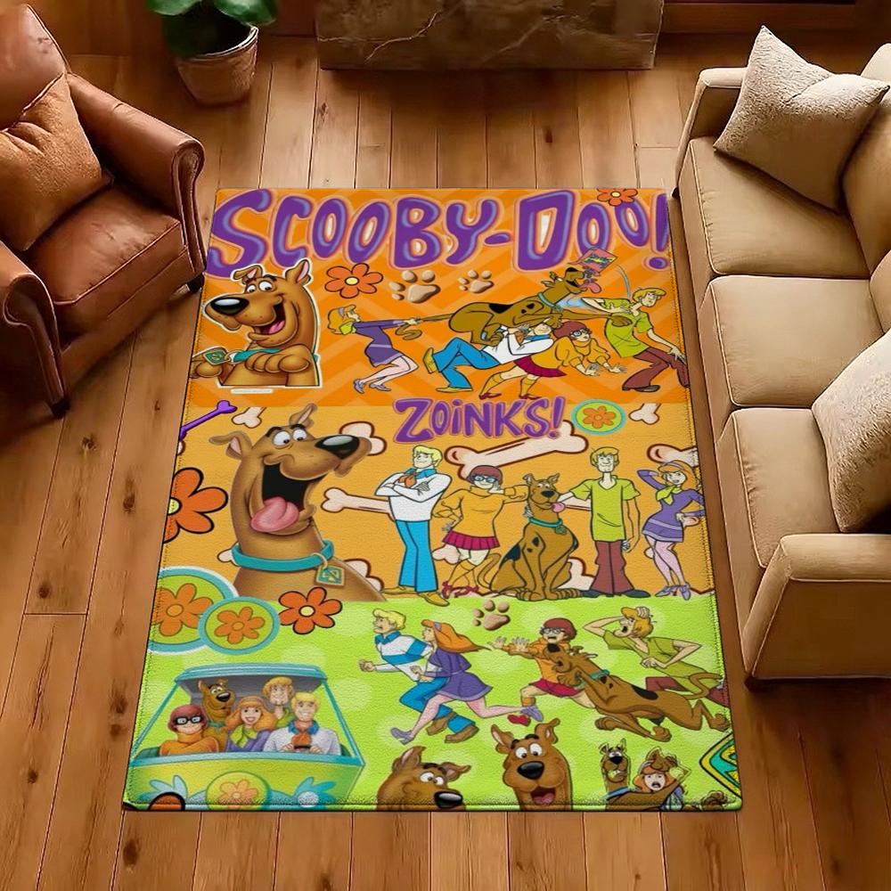 Mystery Inc Campfire Night Tales Printed Rug Soft Texture Nonslip Carpet For Kids Bedroom Play Area Home Decor Great Holiday Gift