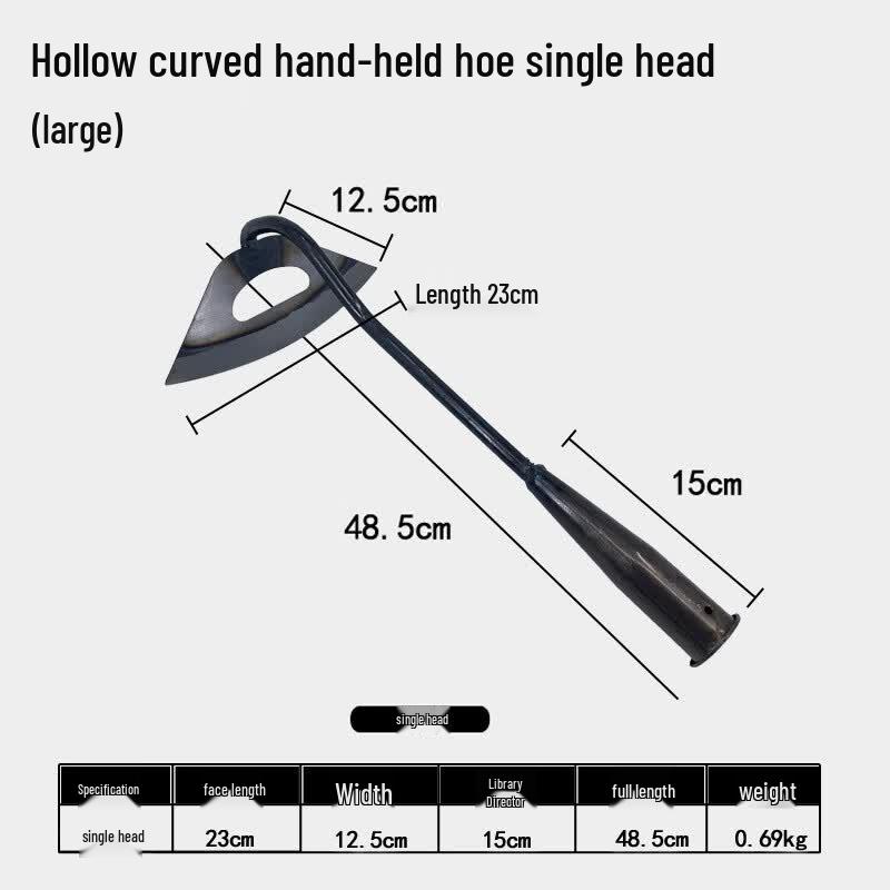 Sangsong Full Steel Hollow Gardening Hoe