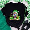 St. Patrick's Day Green Print Women T Shirt Short Sleeve O Neck Loose Women Tshirt Ladies Tee Shirt Tops Clothes Camisetas Mujer