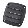 4inch RV Air Vent Louver Plastic Weather Resistant Optimal Airflow Boat Ventilation Outlet Grille Louver for Yacht Black