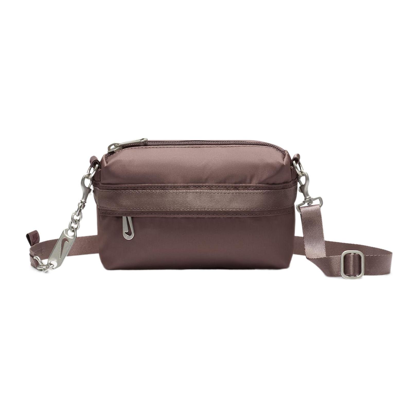 

Новая полиэстеровая поясная сумка Nike Ручная сумка через плечо Сумка на плечо Обычная женская Кофе CW9304-291 20.1*5.1*13.0CM