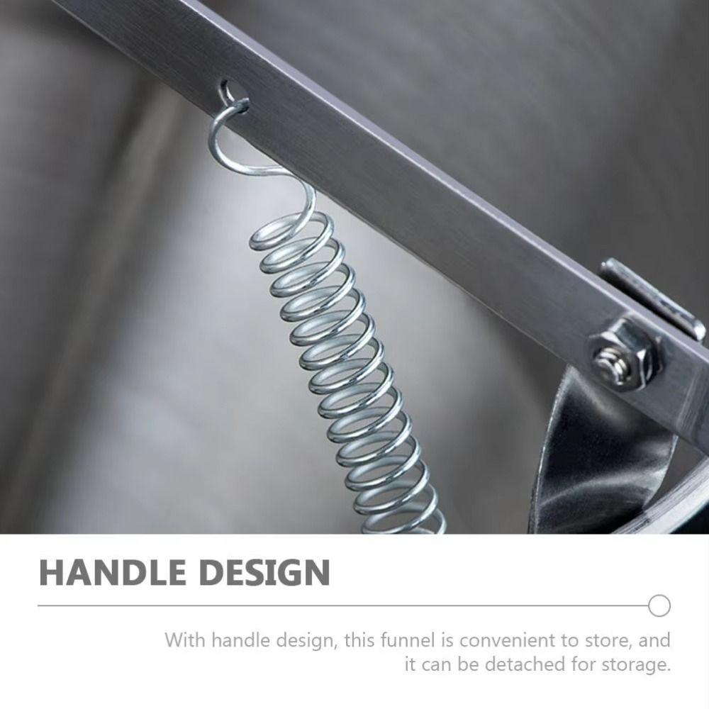 with Handle Liquid Funnel Dispenser Stainless Steel Batter Liquid Dispenser  Cooking Tool