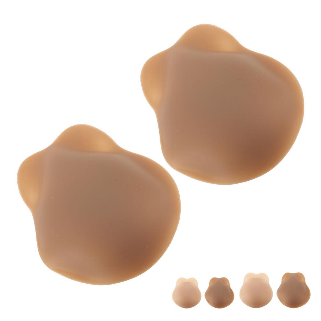 1 Pair Rabbit Ear Shape Silicone Nipple Cover Portable Adhesive Nipple Patch for Women