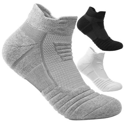 Herren-Sportsocken aus Xinjiang-Baumwolle in Übergröße – Dicke, kurze Outdoor-Basketballsocken für Herbst und Winter