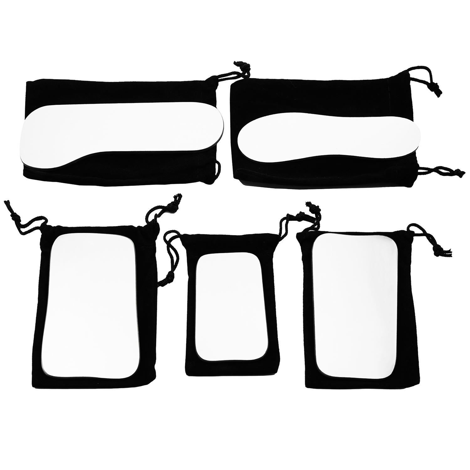 5Pcs Wellck Dental Orthodontic Mirror Double-Sided Intra Oral Reflector for Dentists