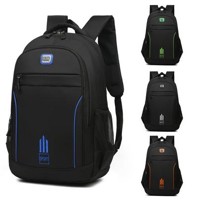 New Men's Backpack Nylon Oxford Cloth Backpack Large Capacity Student Backpack Casual Simple Lightweight Travel Bag