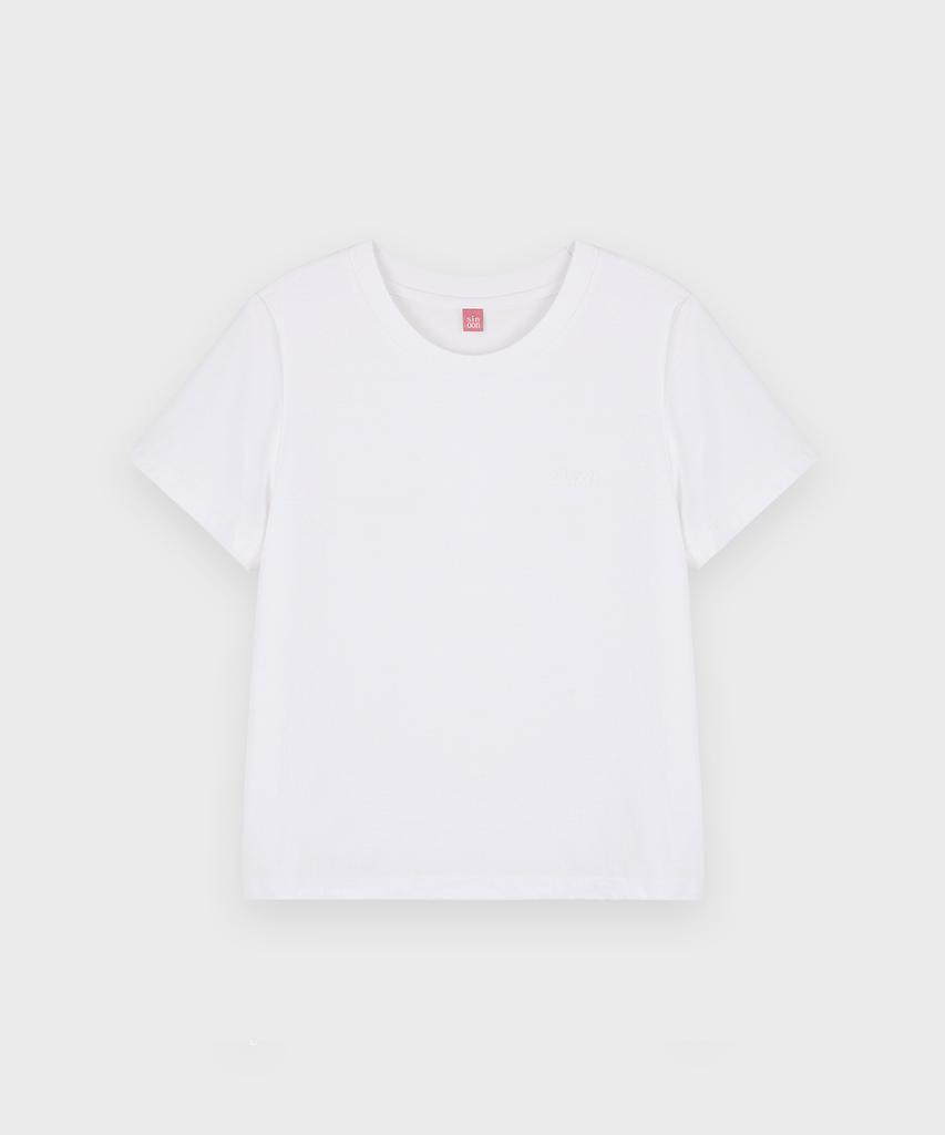 SINOON Logo Basic T-Shirt (White)