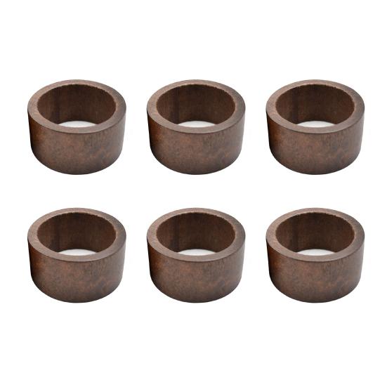 Yousheng Wood Napkin Rings Rustic Napkin Holders Reusable Napkin Rings for Dinner Party Wedding Christmas Home Farmhouse Decor