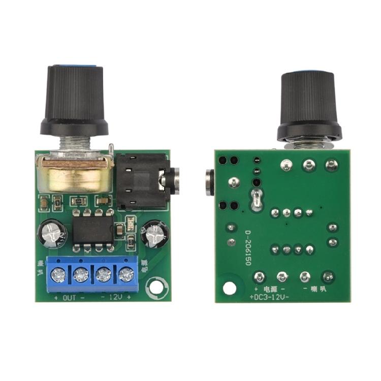 3V-12V LM386 Mono Small Power Amplifier Board 0.5W-10W YX1667 Sound Power Amplifier Board Adjustable Sound Module