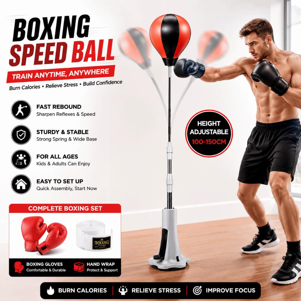 Indoor Boxing Speed Punching Ball Standing Reflex Training Auxiliary Tool  Cardiovascular Health