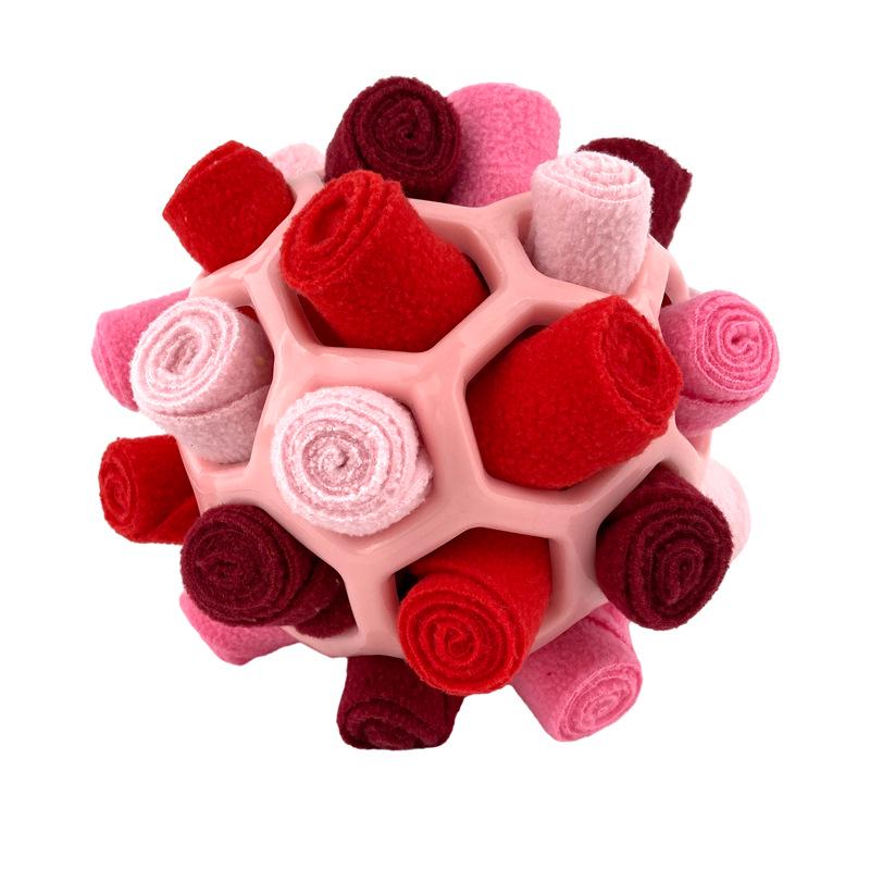 Interactive Dog Puzzle Ball: Sniffing, Teething, Energy-Boosting Olfactory Training Toy