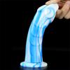 Mixed Color Liquid Silicone Eggless Simulation Penis Dildo Female Masturbation Device Anal Anal Plug Anal Expansion Device
