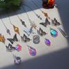 7Pcs Rotating Animal Butterfly Prism Ball Pendant Coloured Light Collection Pendant  Scenic Spot