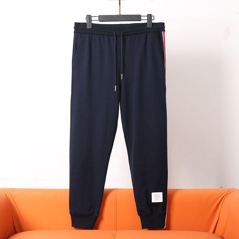 Trendy Brand Side-Striped Color Webbing Jogger Sweatpants for Men and Women, Couple Style, Plus-Size Sports Casual Pants