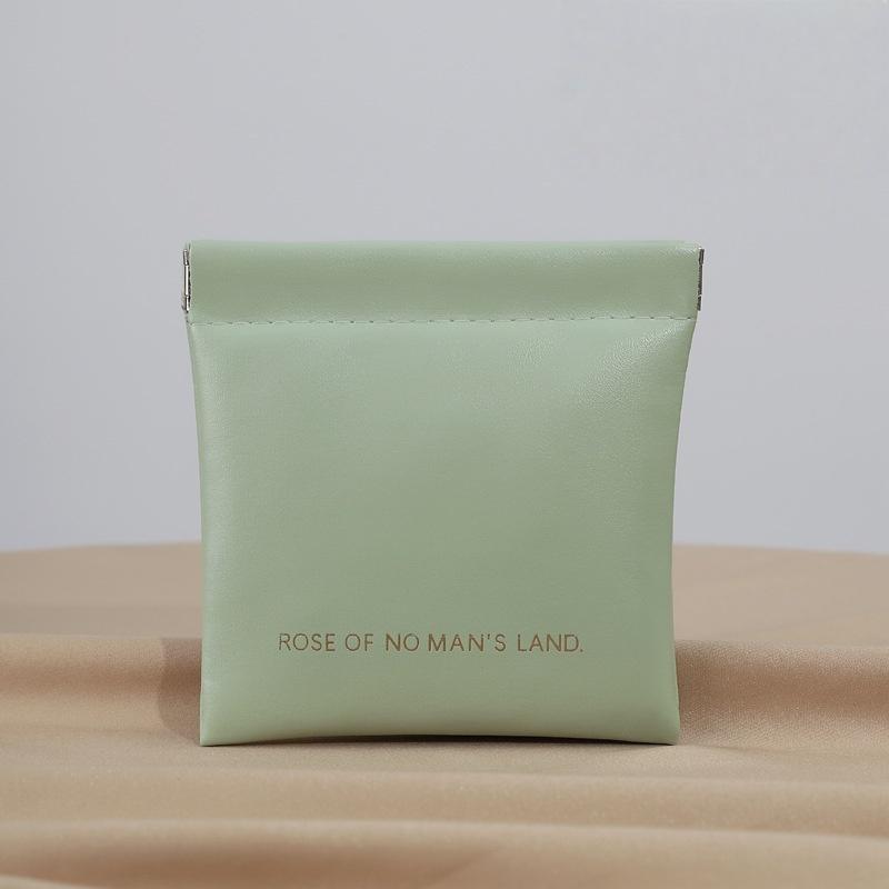 

Автоматически закрывающаяся сумка для хранения, чехол для губной помады, сумка-органайзер для кабелей из ПУ кожи, герметичная сумка для монет, ключей, украшений, наушников, мини-портативная