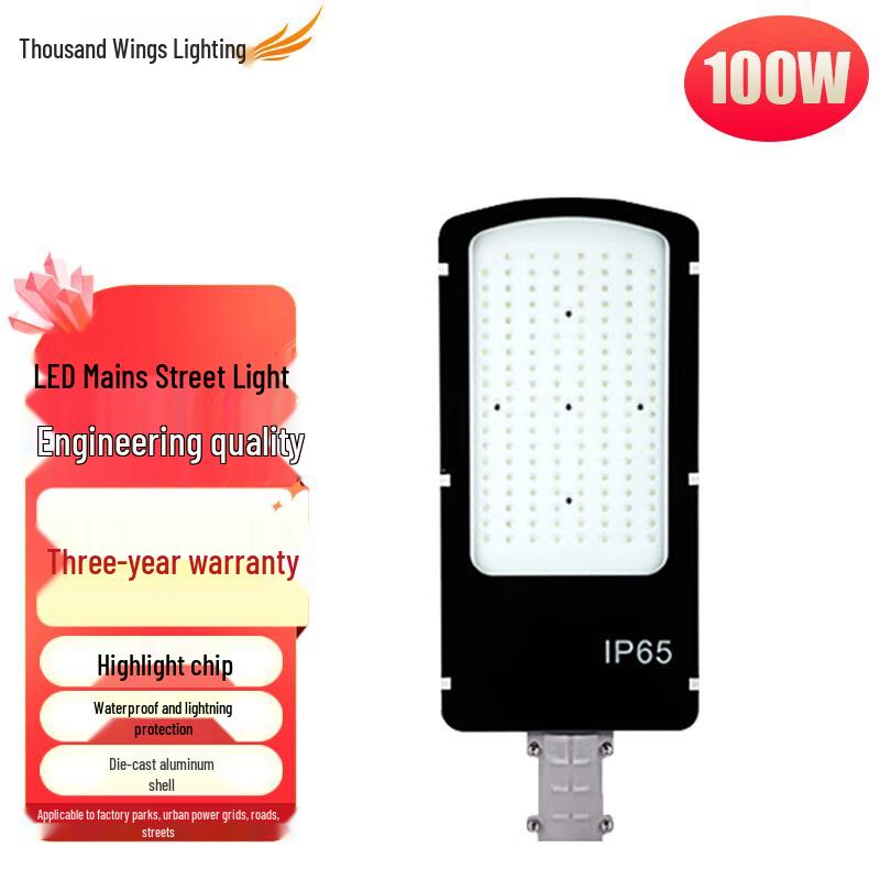 Qianzhiyi 100W LED Outdoor Waterproof Street Light Head 100W