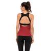 2024 Spring/Summer Slimming Faux Two-Piece Yoga Tank Top with Skin-Friendly Fabric and Stylish Hollow Back