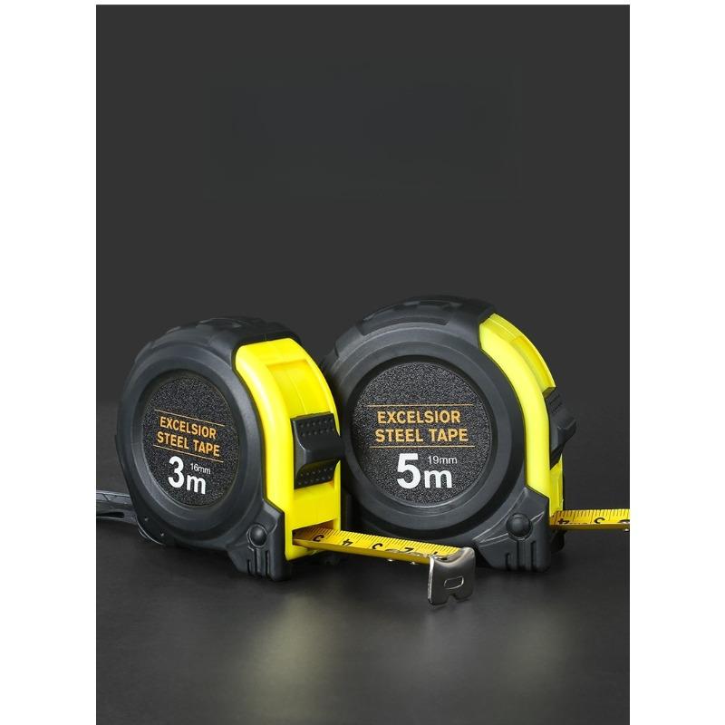 Tape Measure 5m/3m/7.5m/10m Heavy-Duty Rubber-Coated Drop-Proof Box Tape Measure Steel Tape Measure