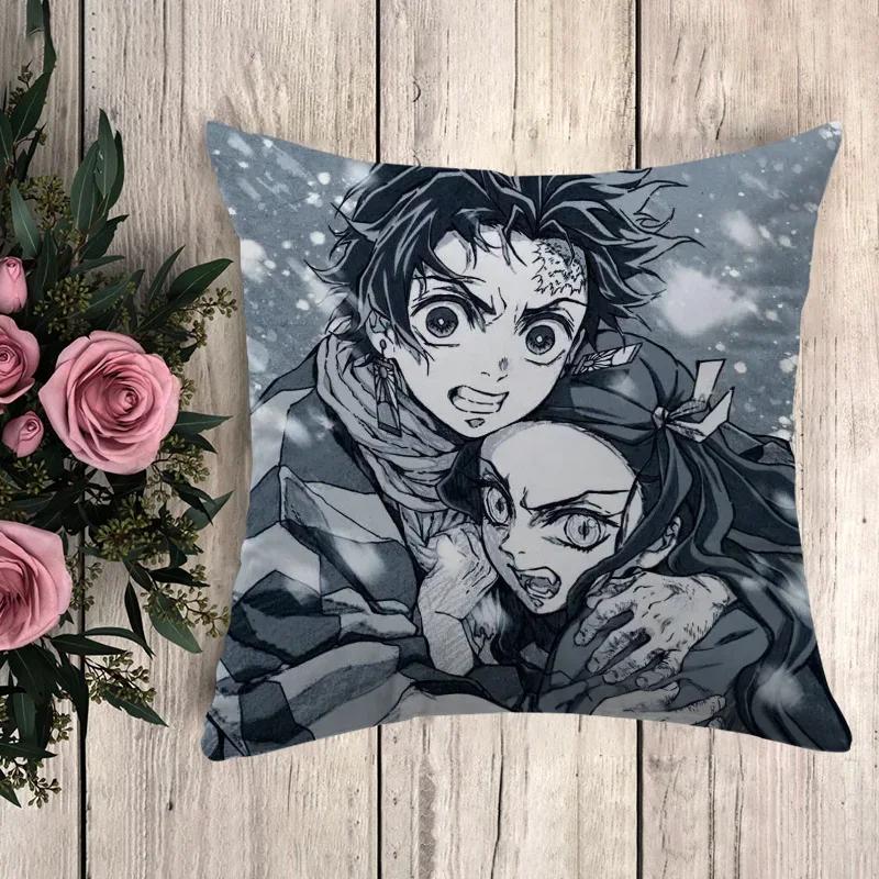 Kissen Dämonentöter Kissenbezug Luxus Herbstdeko Dekorative Kissenbezüge Bezüge für Bettkissen Sofakissen Kissenbezug