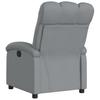 vidaXL Relaxsessel Hellgrau Stoff