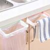 Cabinet Door Trash Bin Cupboard Hanging Basket Garbage Bag Holder Trash Rack Storage Organizer