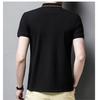 Herren Cross-Border Polohemd, Sommer 2024: Vaters lässiges Kurzarmhemd mit Umlegekragen im Business-Casual-Stil.