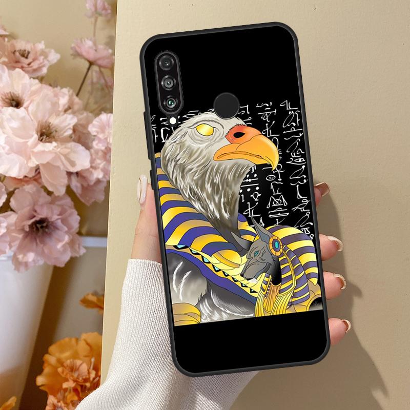 Egypt God Horus And Anubis For Honor 50 8X 9X 10i Case For Huawei P50 Pro P20 P40 P30 Lite P Smart 2021 Nova 5T Cover