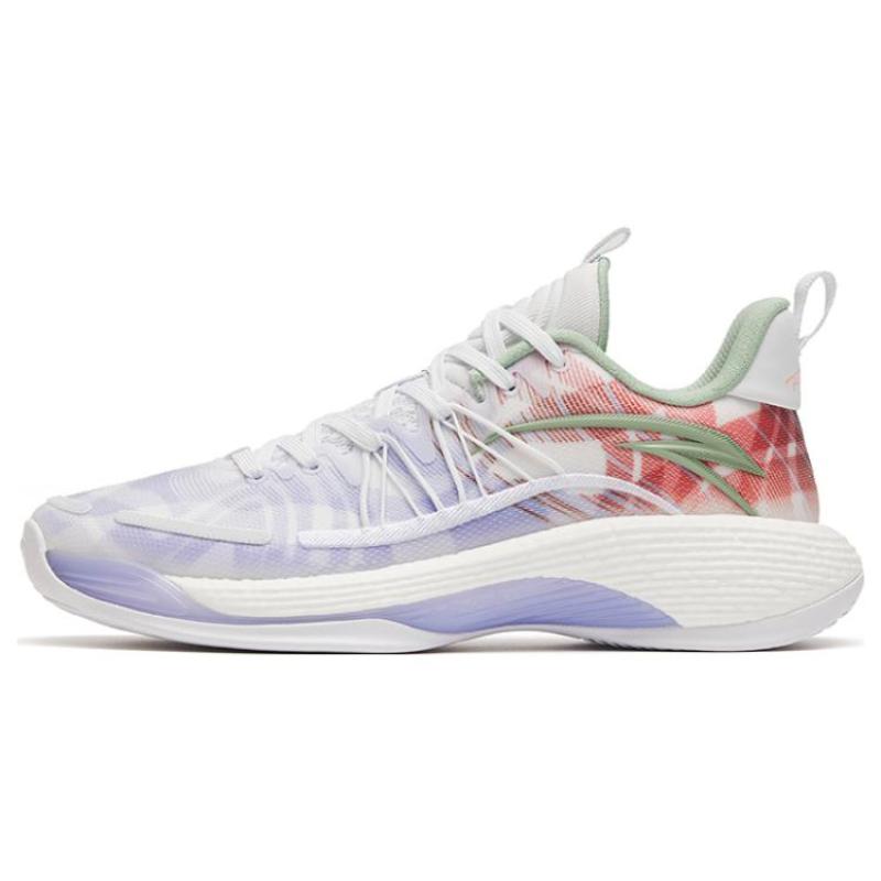 Anta Skyline Team Cushioning Anti-Slip And Wear-Resistant Low-Top Basketball Shoes Men's Stone Green Sneakers 112311601-1