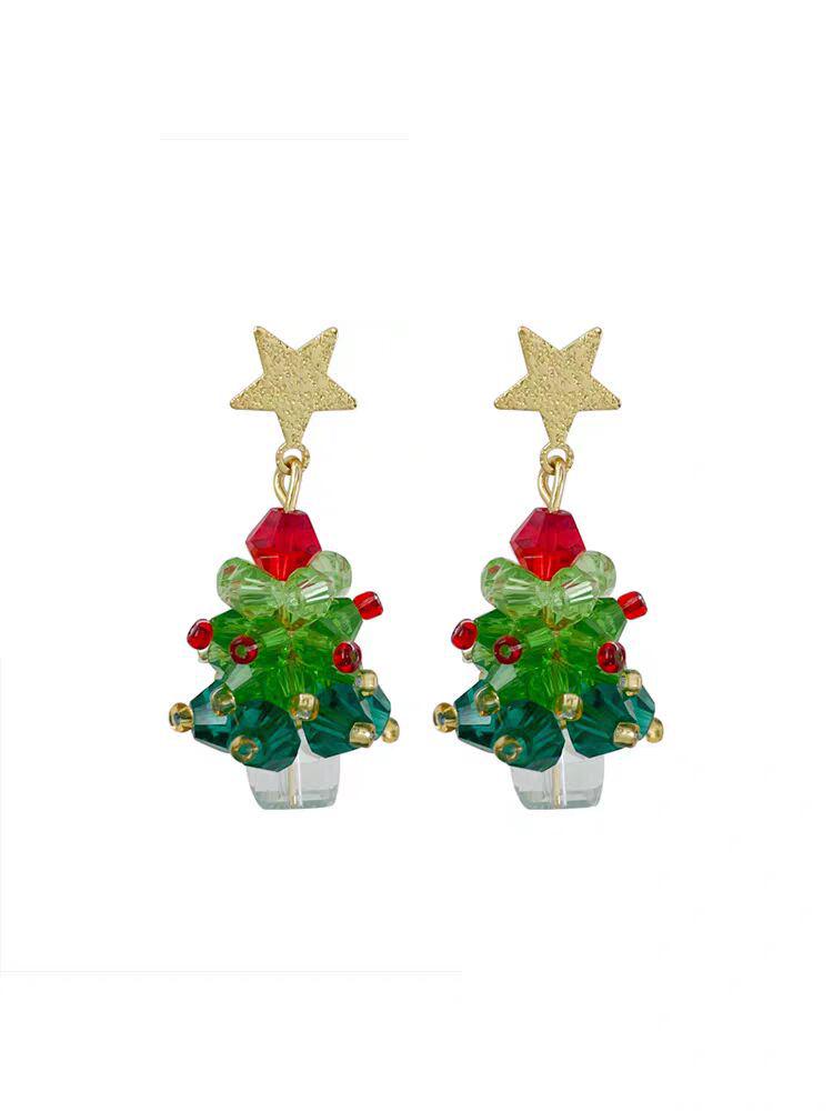 2023 Christmas Tree Pendant Necklace: Festive Women's Sweater Chain & Clavicle Accessory
