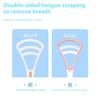 Cartoon Tongue Coating Cleaner Tongue Coating Brush Tongue Scraping Plate Oral Cleaning Brush Tongue Cleaning Tool For Men And W
