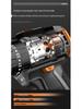 Cordless Brushless Impact Drill: Multifunctional Electric Screwdriver & Pistol Hand Drill for Household Use.