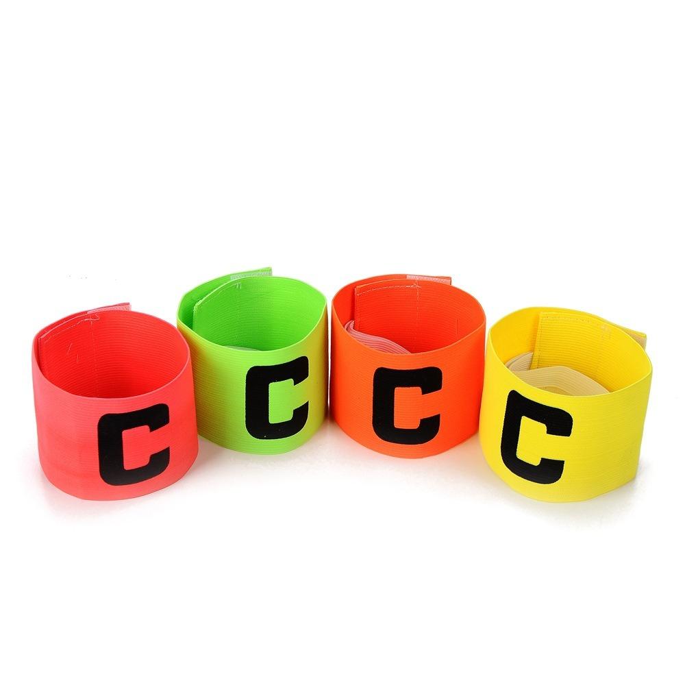 Professionelle Fußball-Armbinde aus Nylon, verstellbar, Fußball-Armband, Anführer-Match-Fußball-Armbinde, Kapitänsbinde