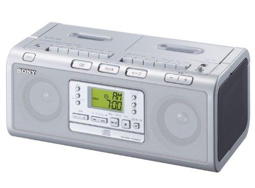 SONY CD Radio Cassette Player W78 Silver CFD-W78/S