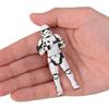 MetaColle Star Wars First Order Stormtrooper Last Height 78mm malt bevegelig figur #17 (Jedi) ca. Die-cast