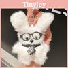 Eyecatching Plush Dog Keyring With Adorable Accessories And Soft Material Design