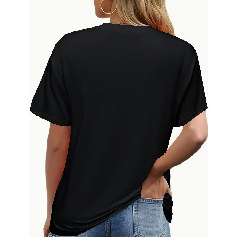 Womens Mothers Day Floral Print Crew Neck Short Sleeve T Shirt Lightweight Breathable Casual Spring Summer Fashion Top Ideal Mom Gift