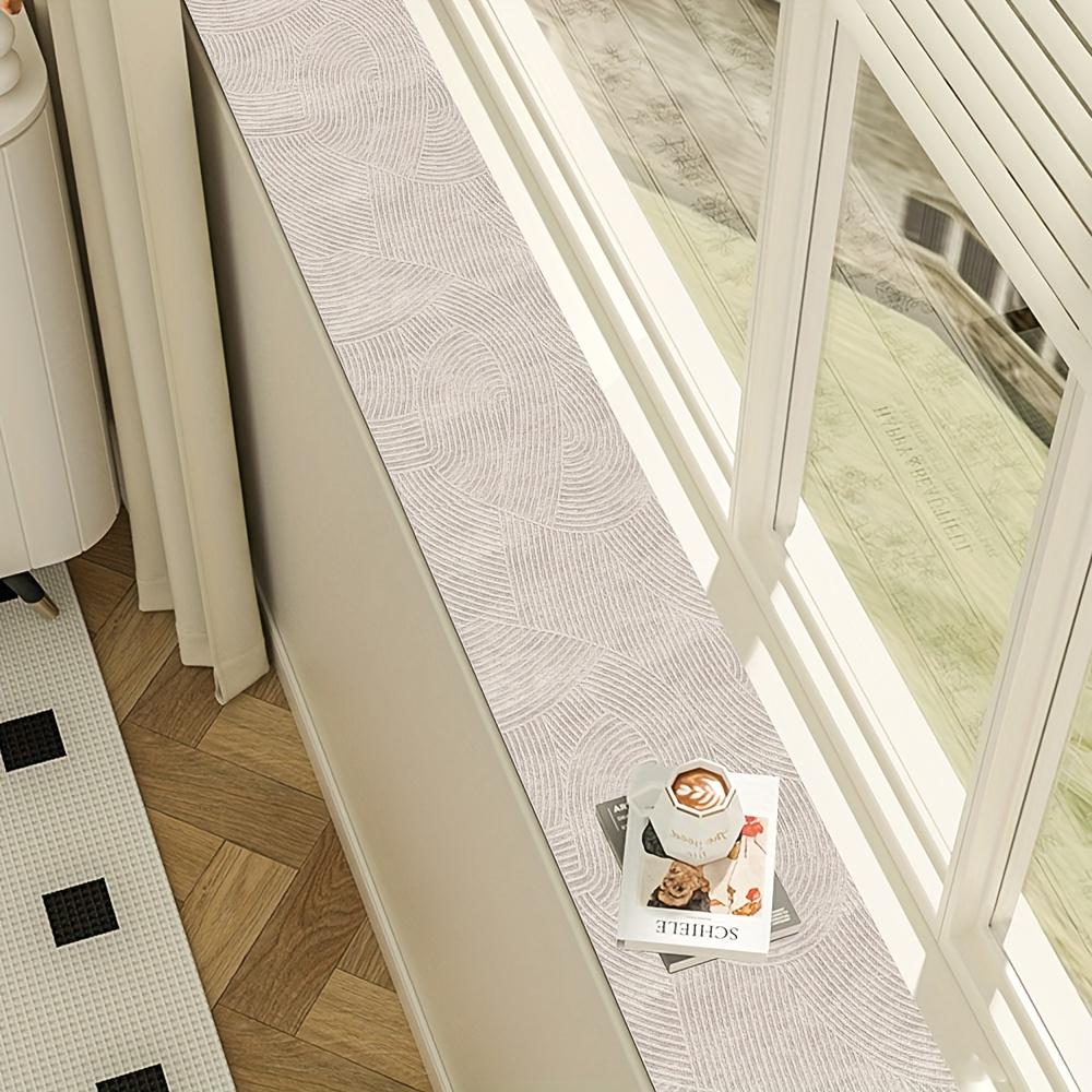 Cojín para alféizar de ventana, cojín para mirador, cojín estrecho para borde de ventana de transformación, decoración de balcón antideslizante y a prueba de polvo
