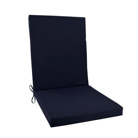 

Rocking Chair Cushion 19 x18 Seat Cushion with Ties Sun-Proof Fade Resistant Back And Seat Cushion for Outdoor Dining Chair Patio Chair 45cm синий