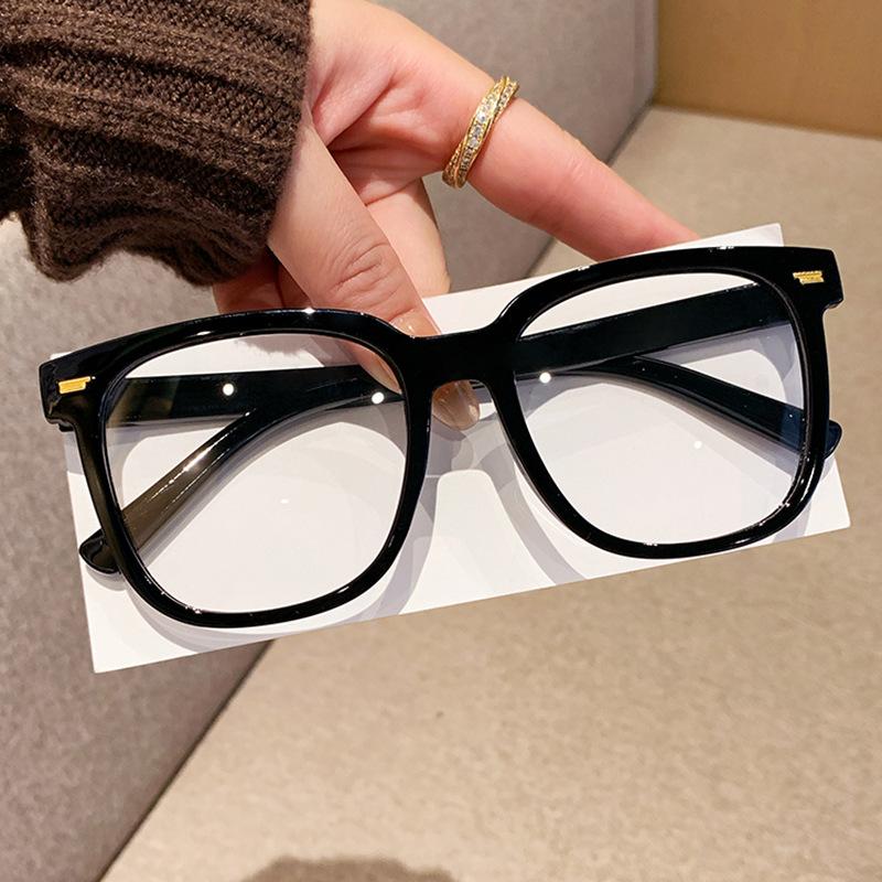Transparent Glasses Pc Material Blue Light Blocking Glasses Retro Glasses Ultra-Light For Man Woman Office